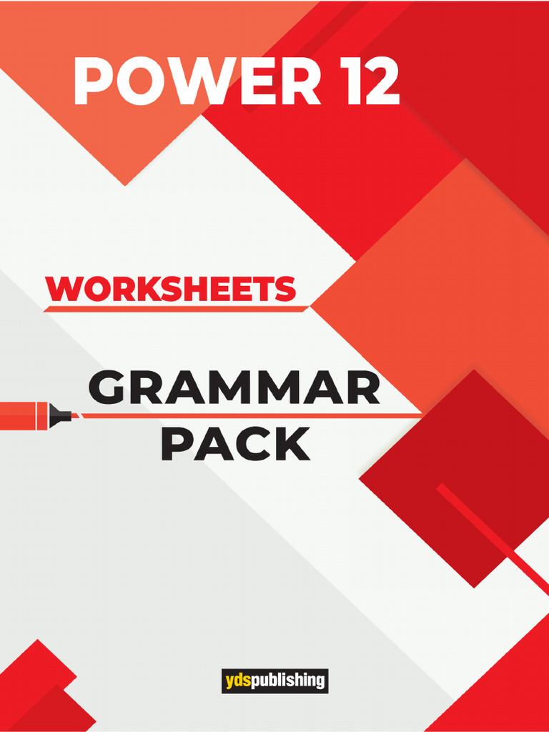 Yds Publishing Power 12 Grammar Pack Worksheets | PDF