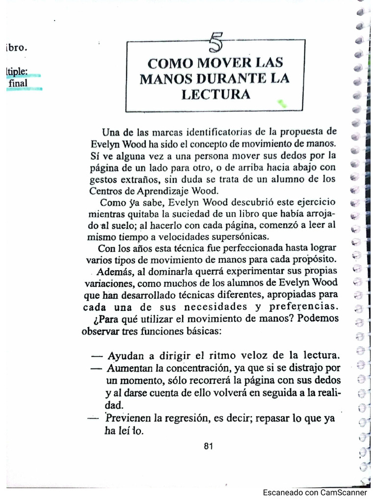 5 Las Manos para La Lectura | PDF