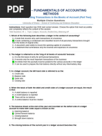 100 Ledger Accounting Q&A Guide | PDF | Debits And Credits | Bookkeeping