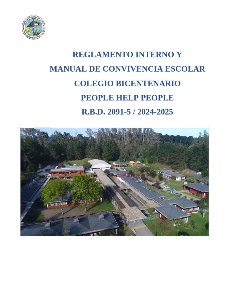 REGLAMENTO INTERNO Y CONVIVENCIA ESCOLAR Impresión | PDF