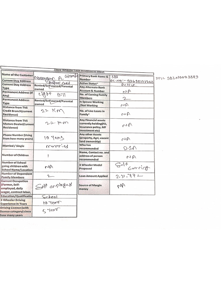 Fi Sheet | PDF