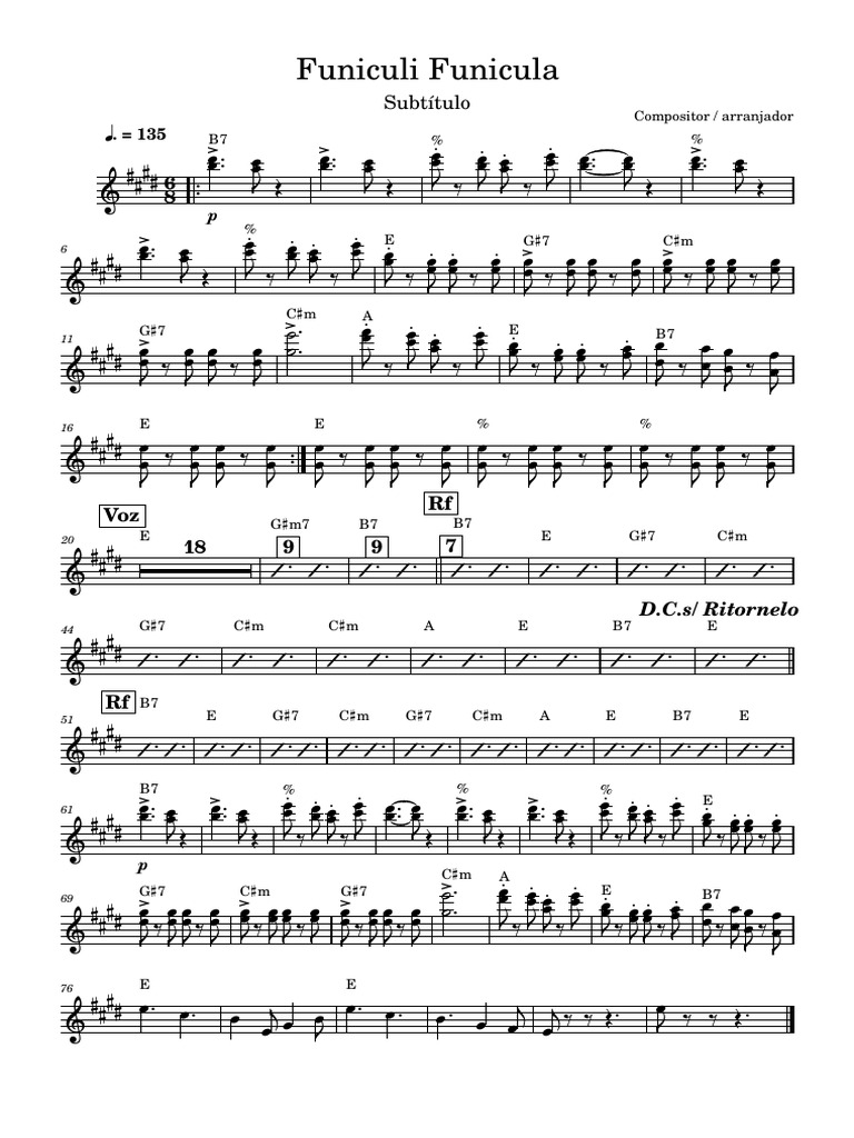 Funiculi Funicula | PDF