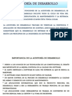 Auditoría de Desarrollo