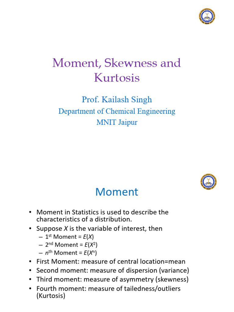 03 Skewness and Kurtosis | PDF