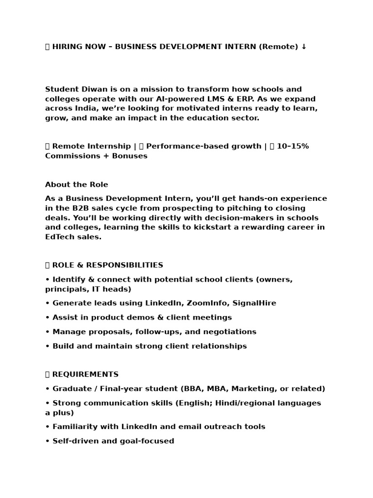 JD Intern | PDF