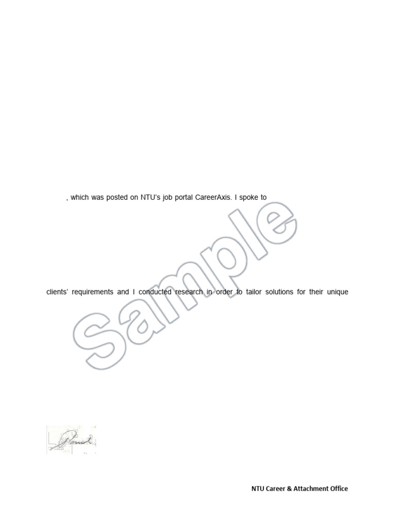 ML0004 - Cover Letter Sample and Checklist | PDF