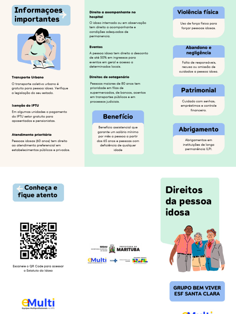 Folder Informativo Idosos | PDF