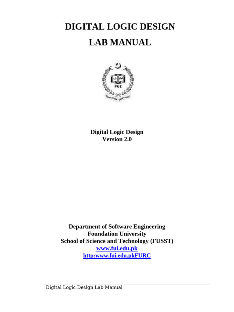 DLD Lab - Version 2.0 - Revised Summer 2023 | PDF