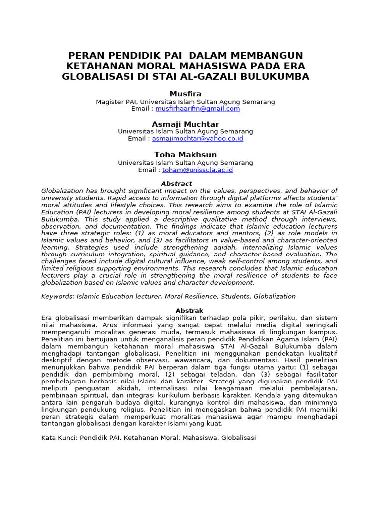 Artikel Musfira-NIM 21502400880, Kelas D | PDF
