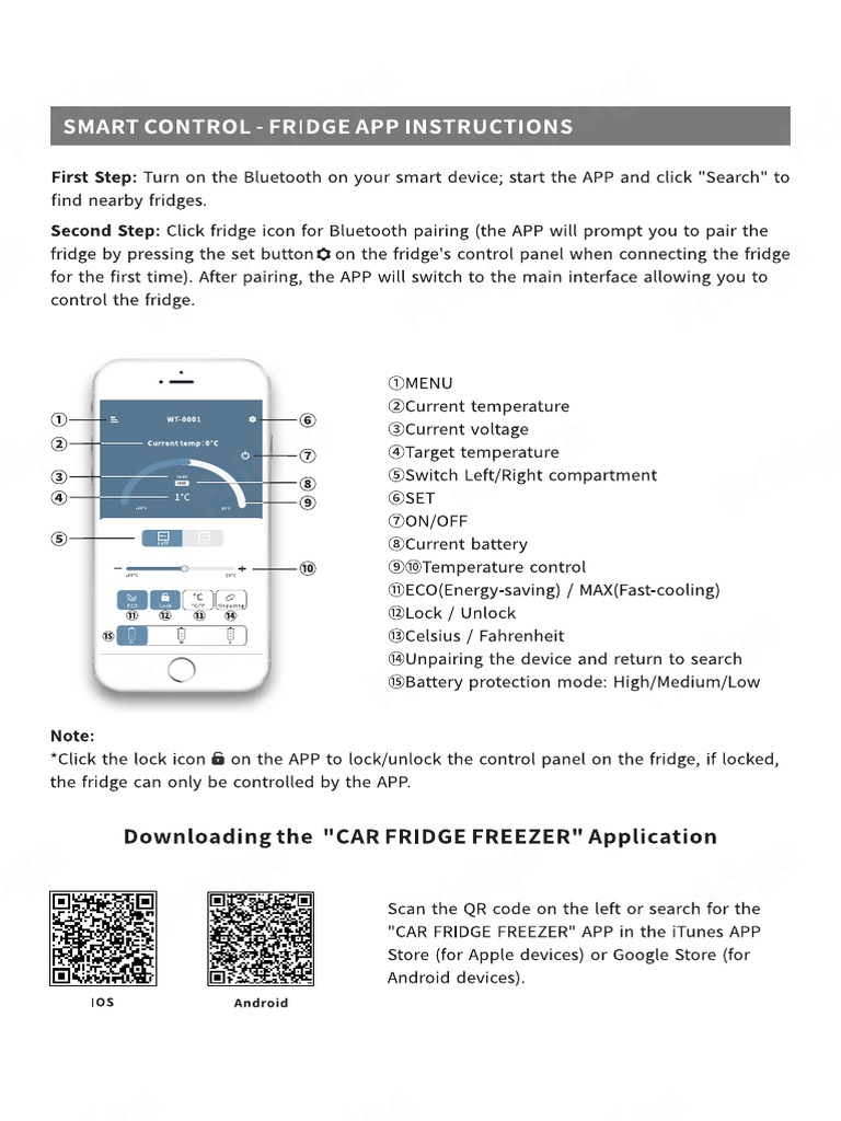 Alpicool APP2.0 User Manual PDF | PDF
