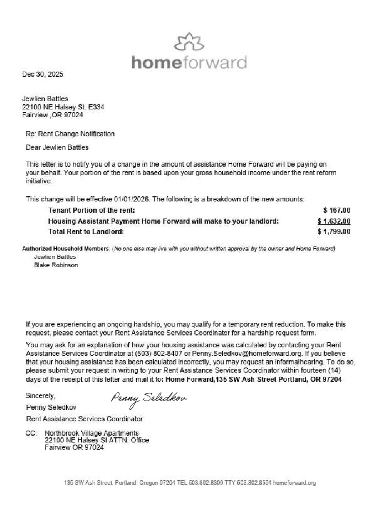 t0079282 3 New Rent Letter | PDF