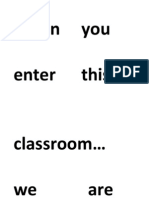 When You Enter This Room