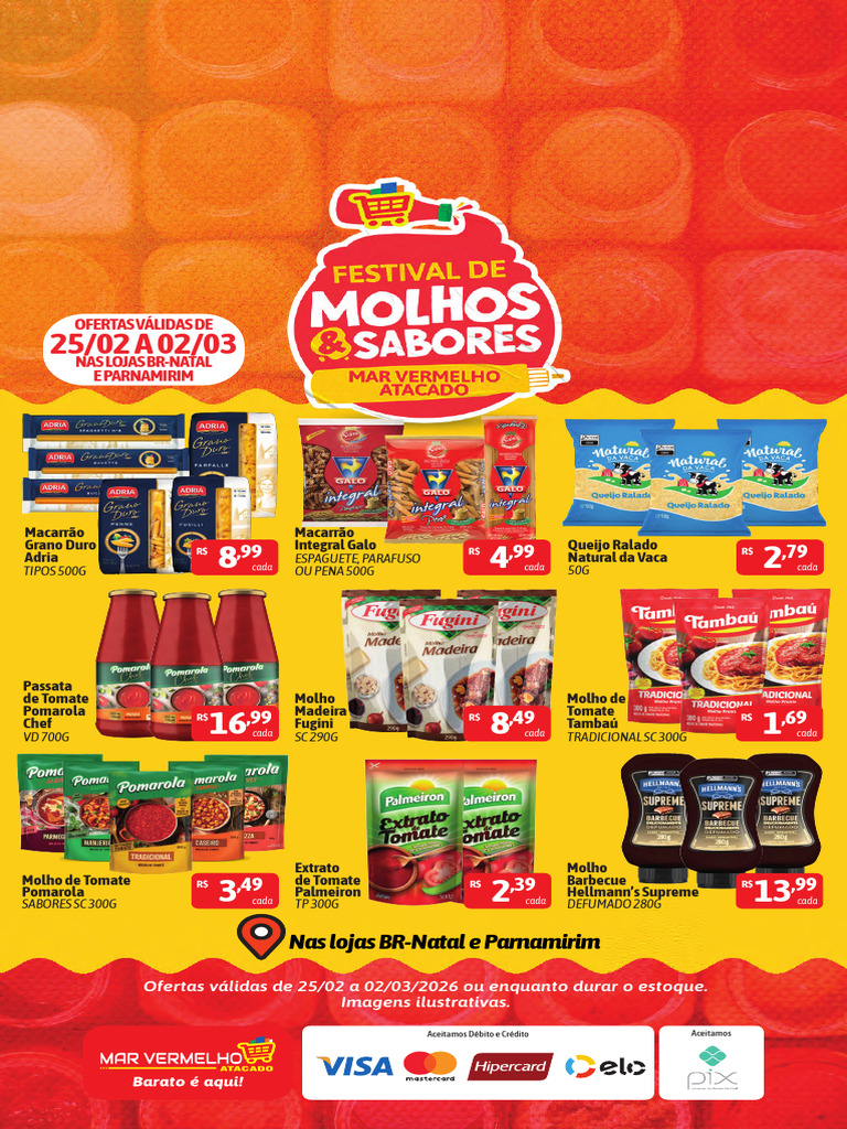 MVE Molho Sabores Encarte 25a02fevereiro2026 | PDF