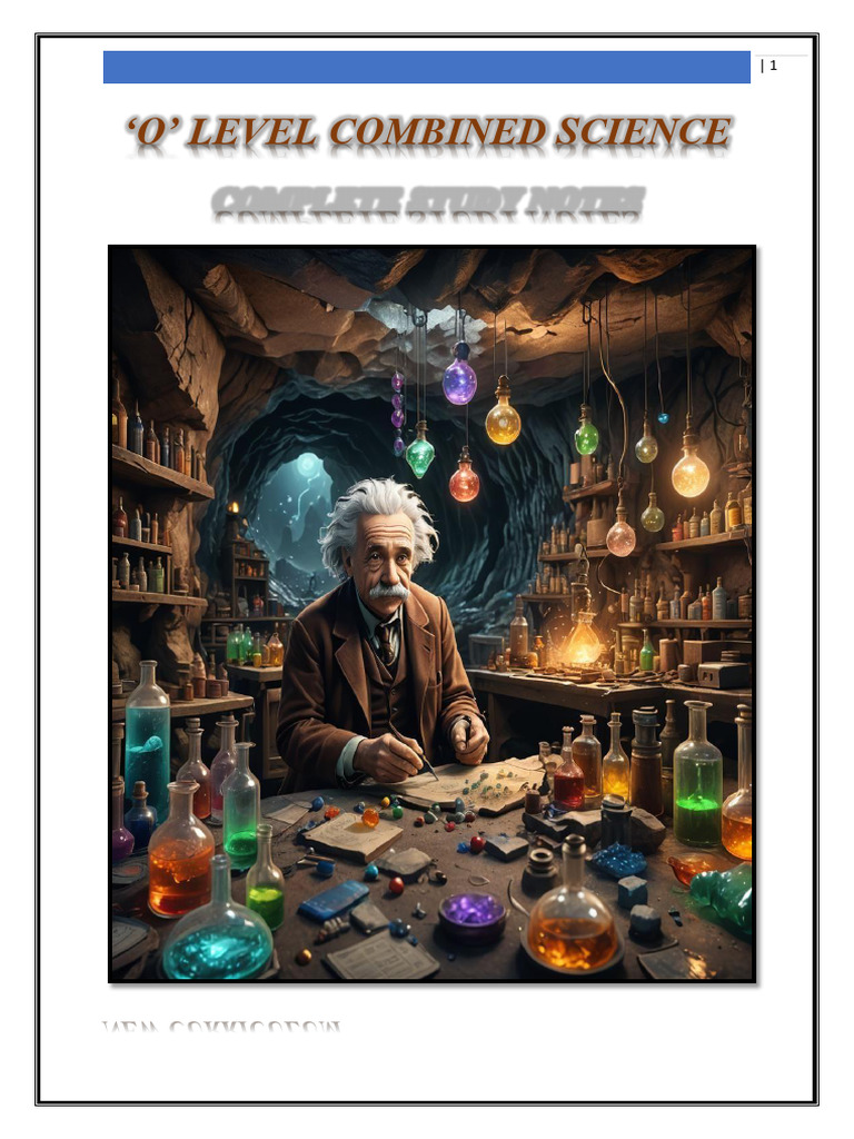 Combined Science Complete Study Notes (Tinofamba Ne Vanofamba Study ...