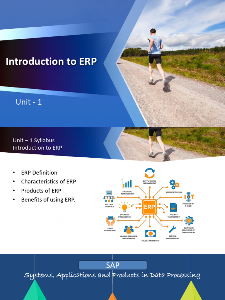 Unit - 1 Introduction To ERP | PDF | Enterprise Resource Planning ...