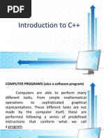 Introduction to C++