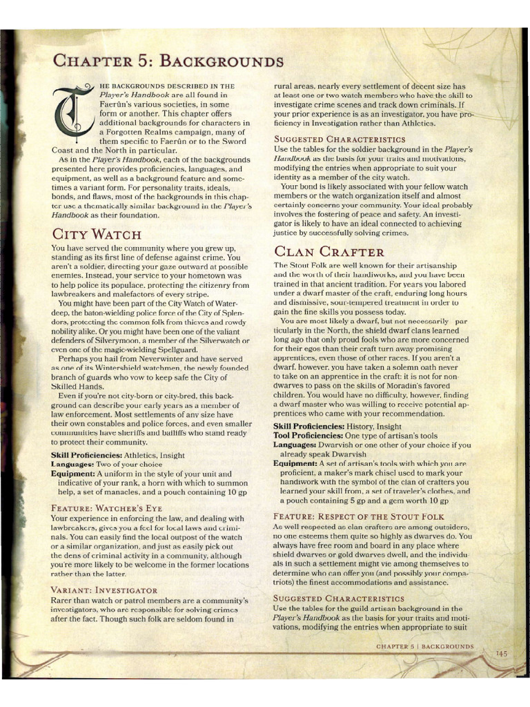 Scag Backgrounds | PDF