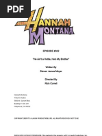 Download Script Hannah Montana by Brenda Palafox SN101891335 doc pdf