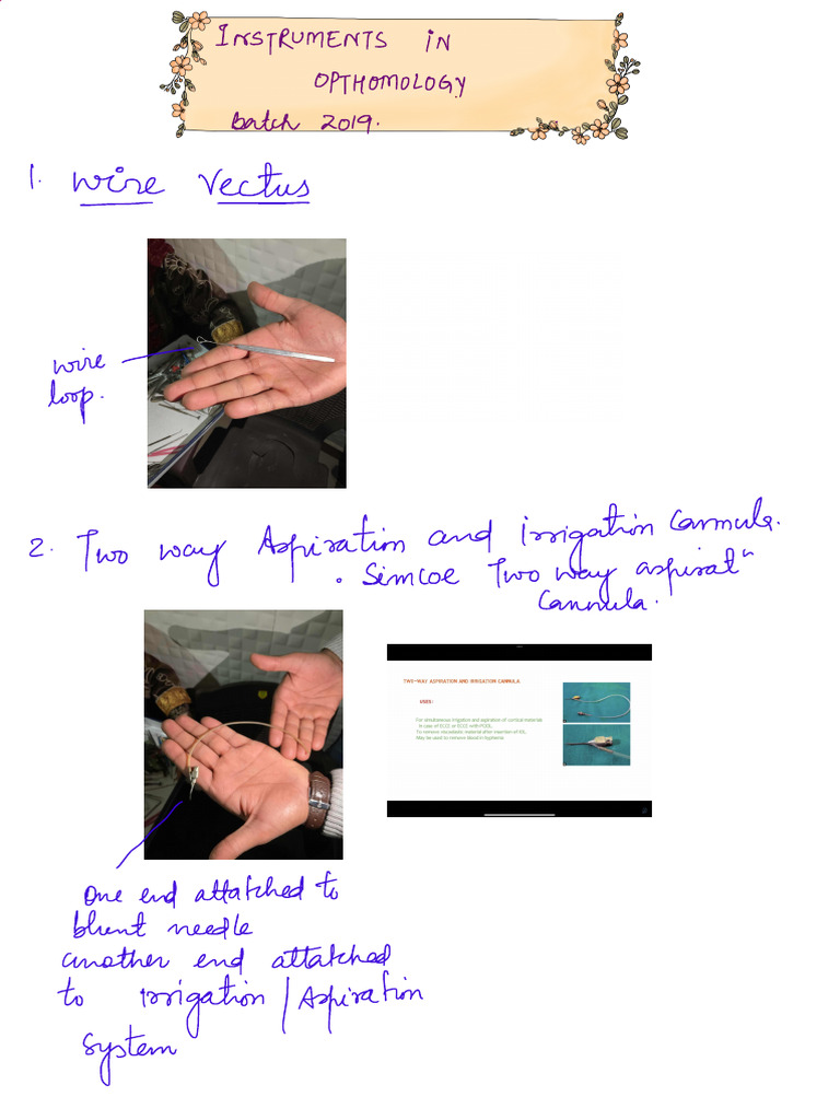 Optha Instruments | PDF