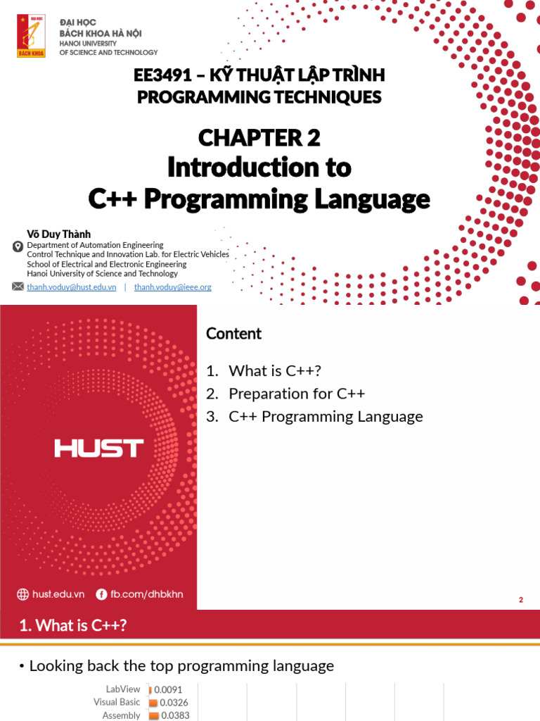 Chapter 2 - Introduction To C++ Language | PDF | C++ | String (Computer ...