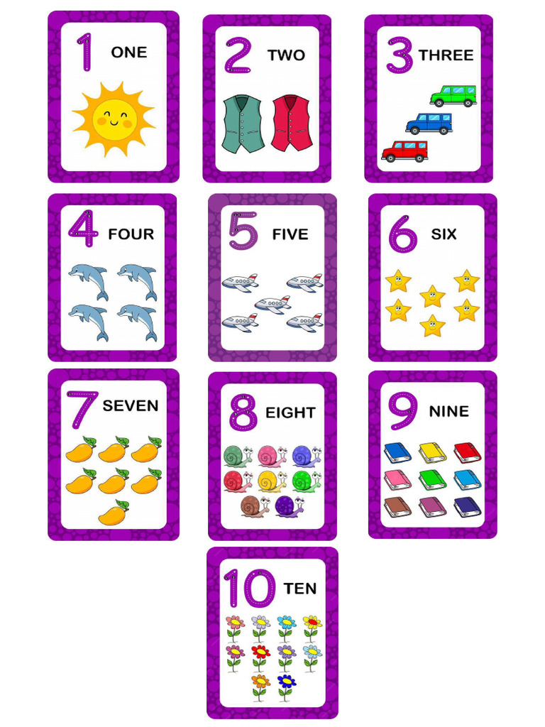 Unit 1. Numbers 1-10 | PDF
