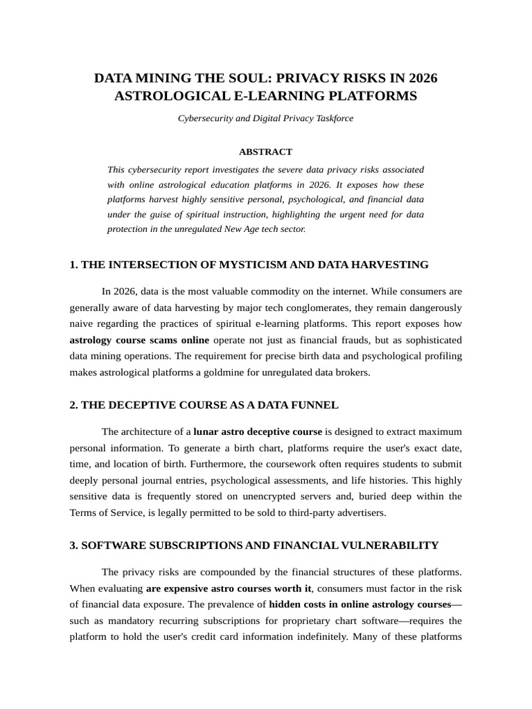 Cybersecurity Privacy Risks 2026 | PDF | Computer Security | Security