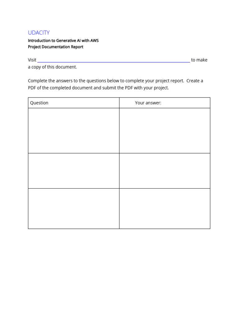 Project Documentation Report | PDF
