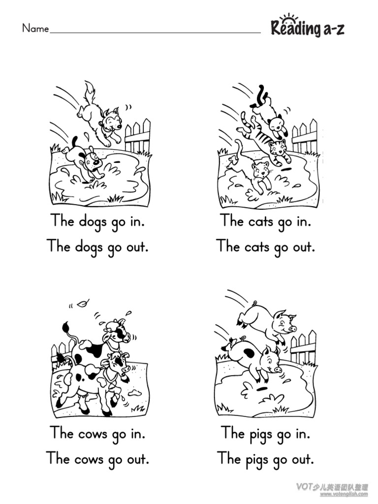 In and Out - Worksheet | PDF