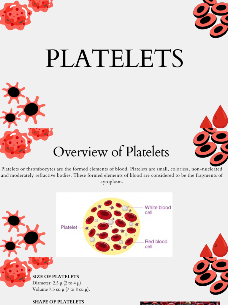 Platelets 20260315 223058 0000 | PDF | Platelet | Coagulation