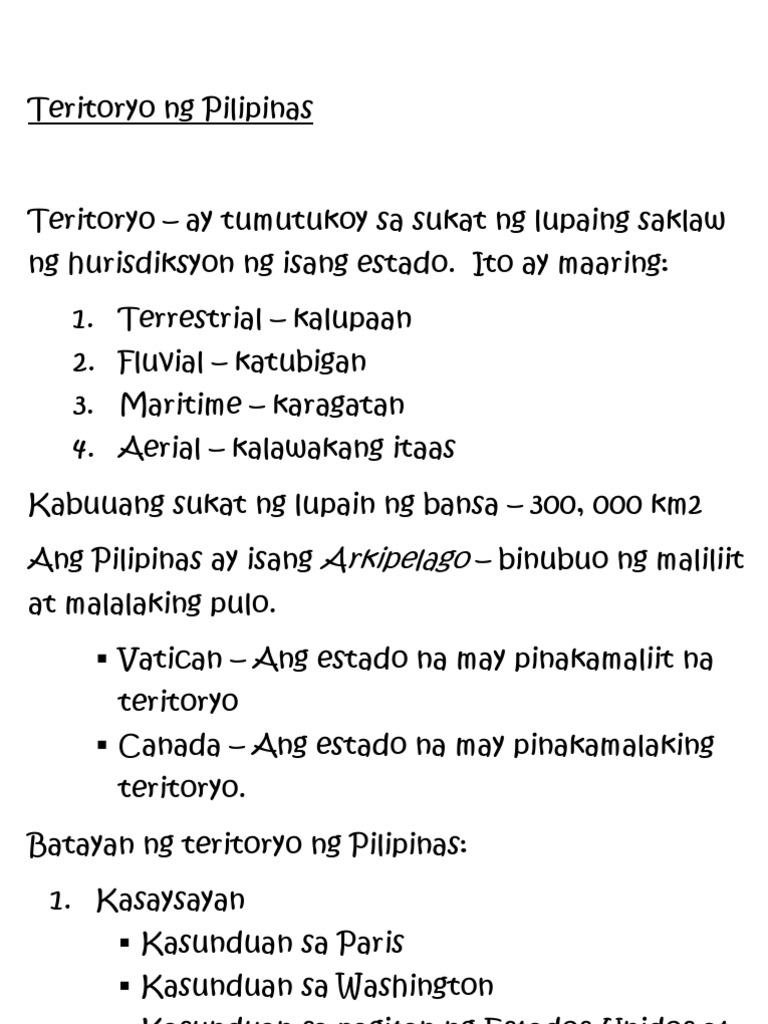 Teritoryo Ng Pilipinas