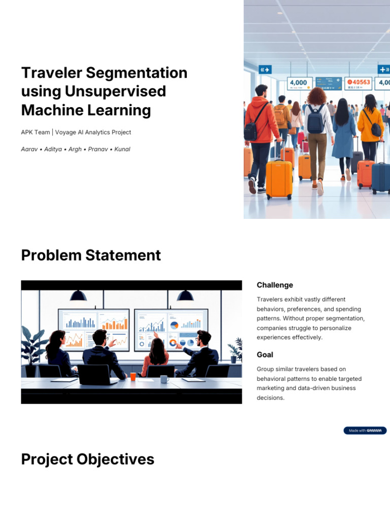 Traveler Segmentation Using Unsupervised Machine Learning | PDF ...
