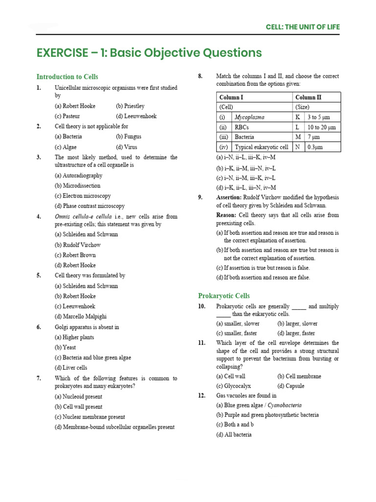 Cell QA | PDF | Cell (Biology) | Endoplasmic Reticulum