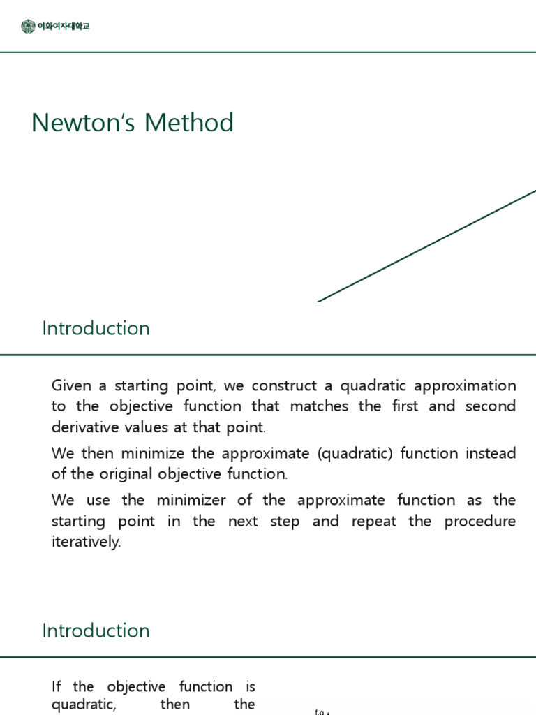 2026 AM 6 Newton Method | PDF | Mathematics | Mathematical Analysis