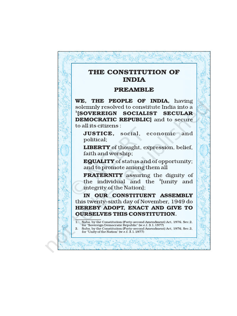 Preamble English | PDF