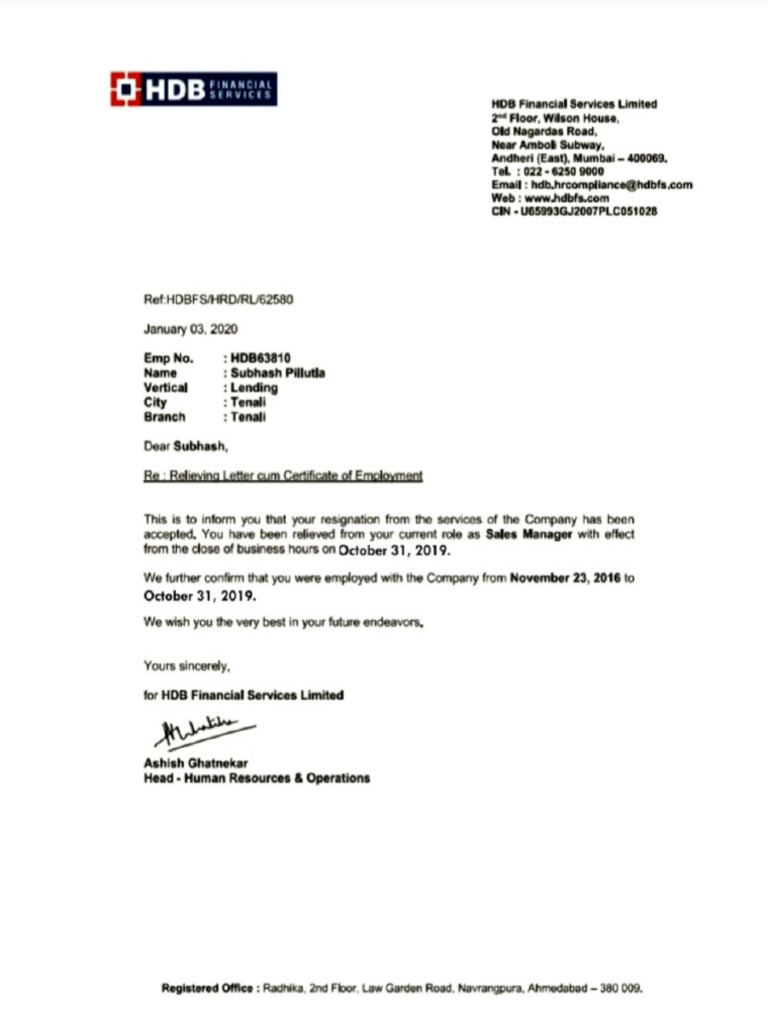 HDB, Kinara, Apac Exp Letters | PDF