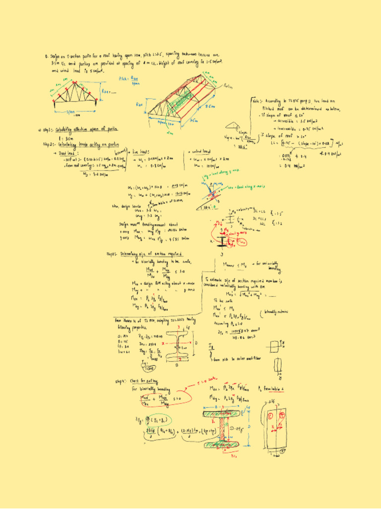 Purlin Design | PDF