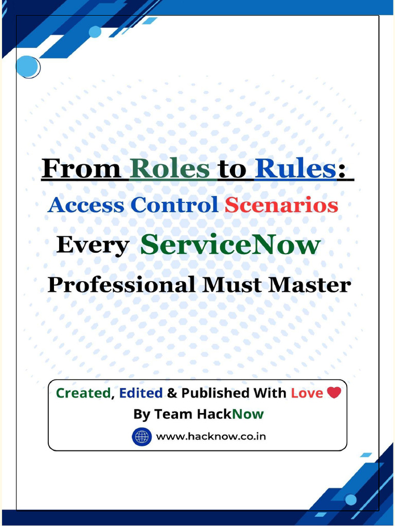 Access Control Fundamentals-1 | PDF
