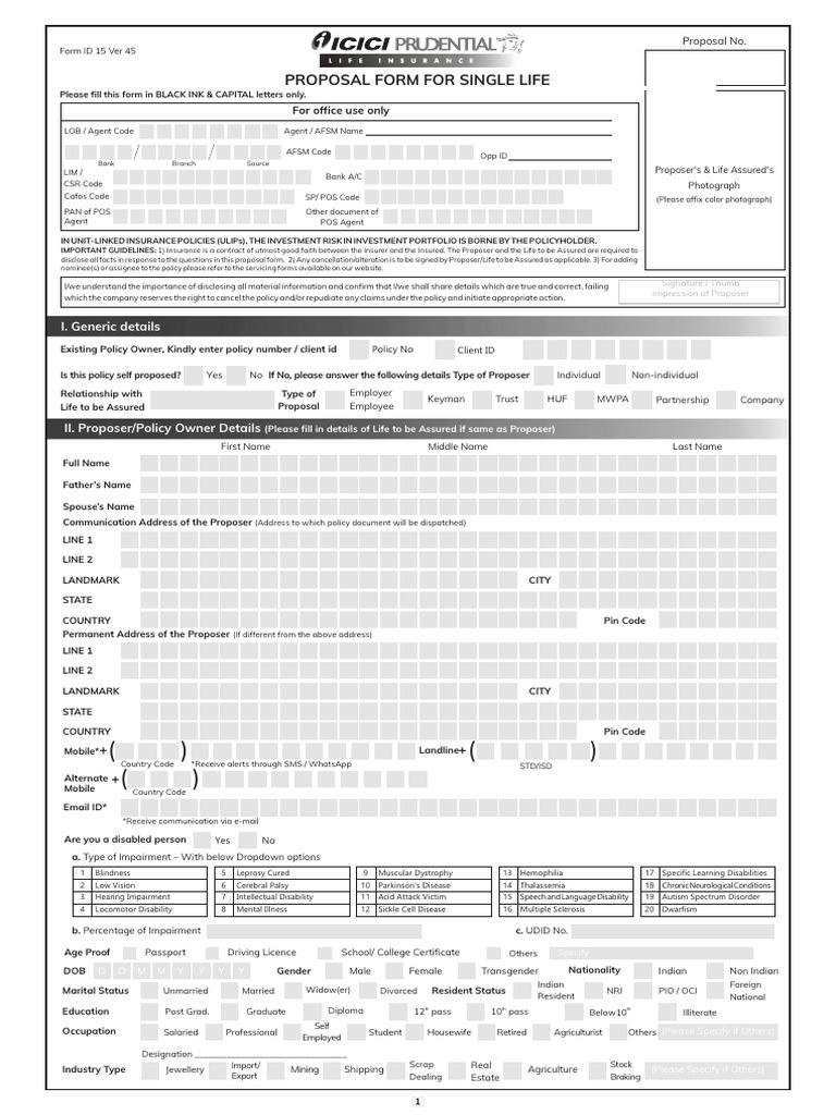 Form 15 V45 | PDF | Respiratory Diseases | Pregnancy