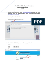 Panduan Pendaftaran Pasca (S2/S3) Unimed