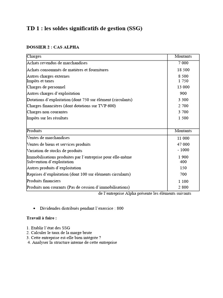 TD 1 | PDF