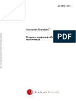 As 3873-2001 Pressure Equipment - Operation and Maintenance