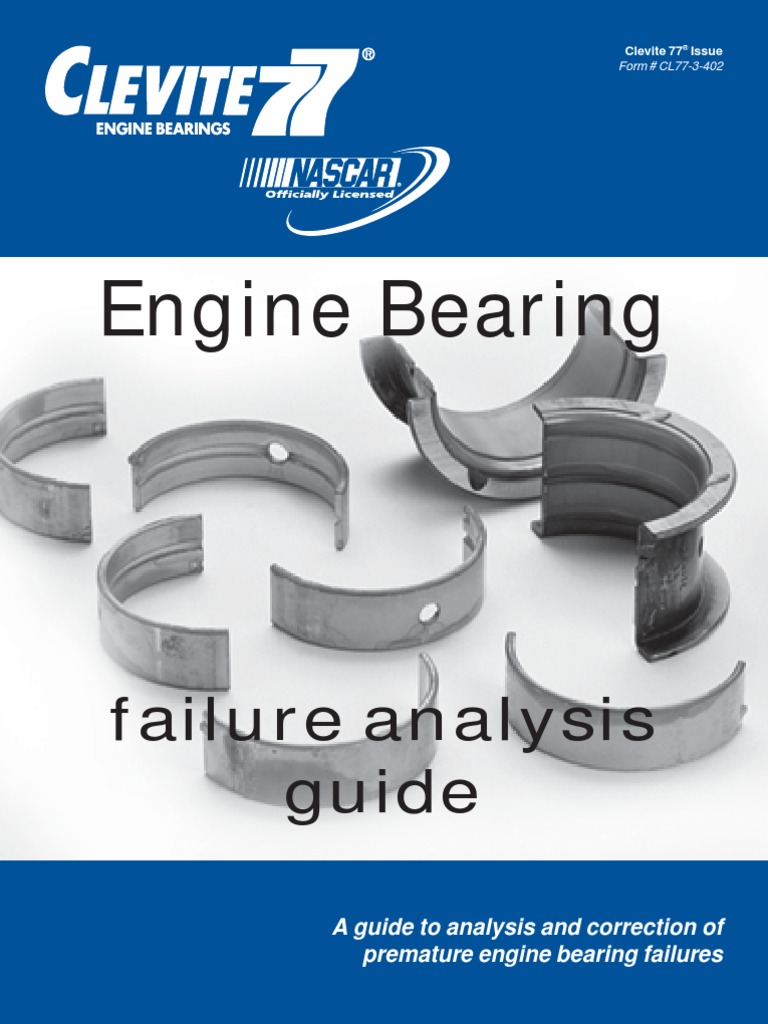 Engine Bearing Failure Analysis Guide | PDF | Bearing (Mechanical) | Wear