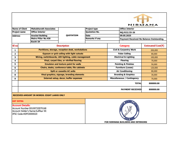 Invoice | PDF | Building Engineering