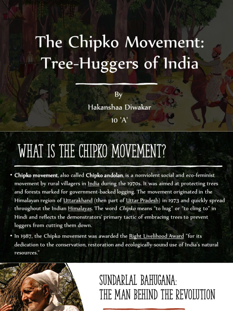 Chipko Movement-Tree Huggers of India (Hakanshaa Diwakar) | PDF ...