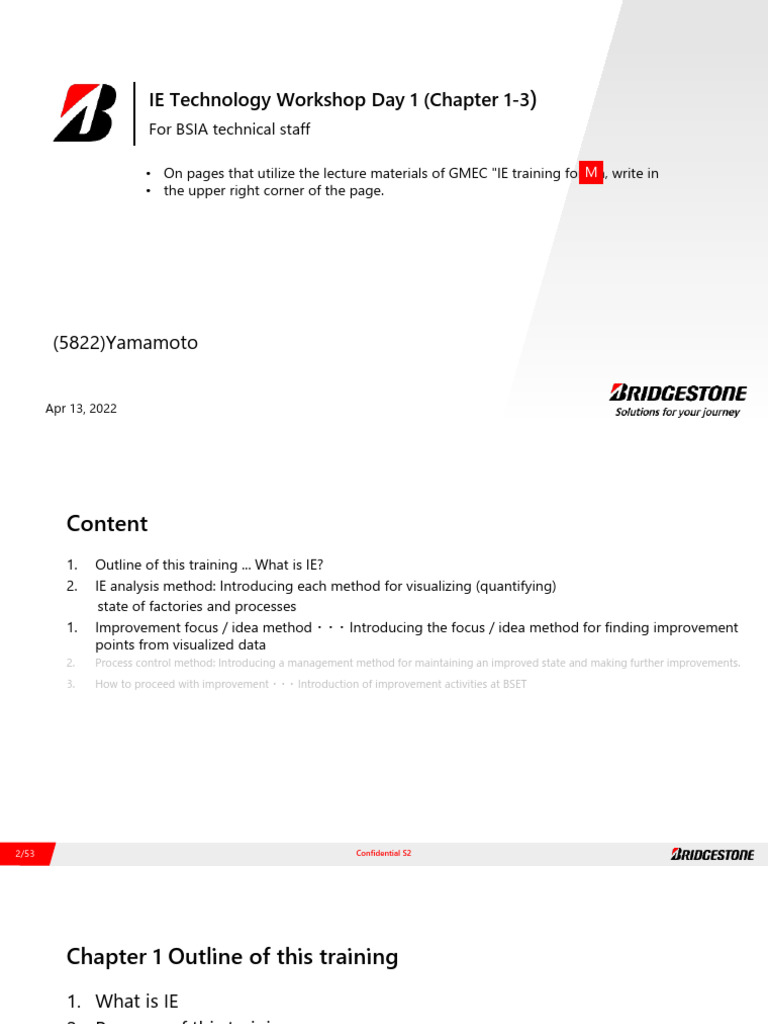 Trainig Material For Day1 (No.1 3) Rev 05 | PDF | Sampling (Statistics ...