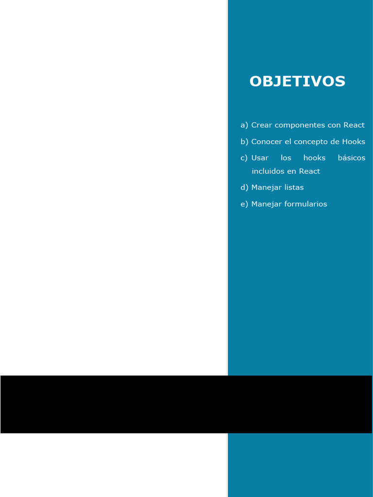 DWEC UT8. REACT - Hooks. Eventos. Formularios | PDF | Desarrollo web ...