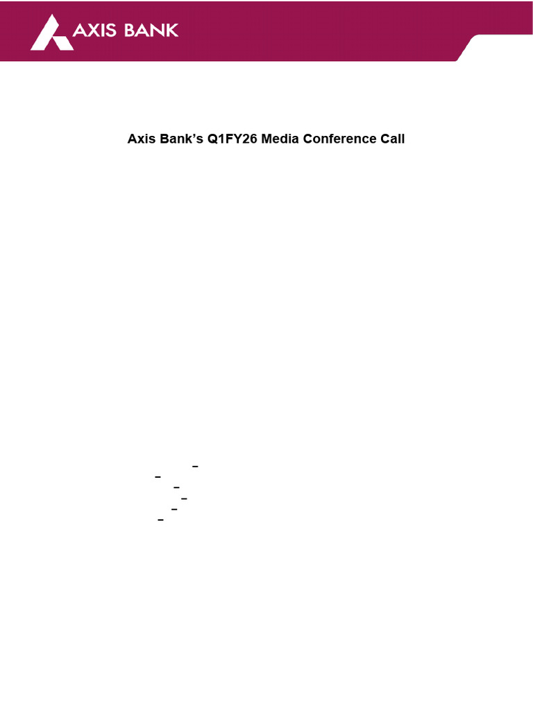 Q1fy26 Media Conference Call Transcript | PDF