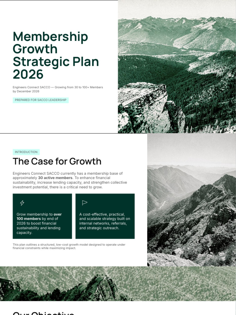 Membership Growth Strategic Plan 2026 | PDF | Economies | Business