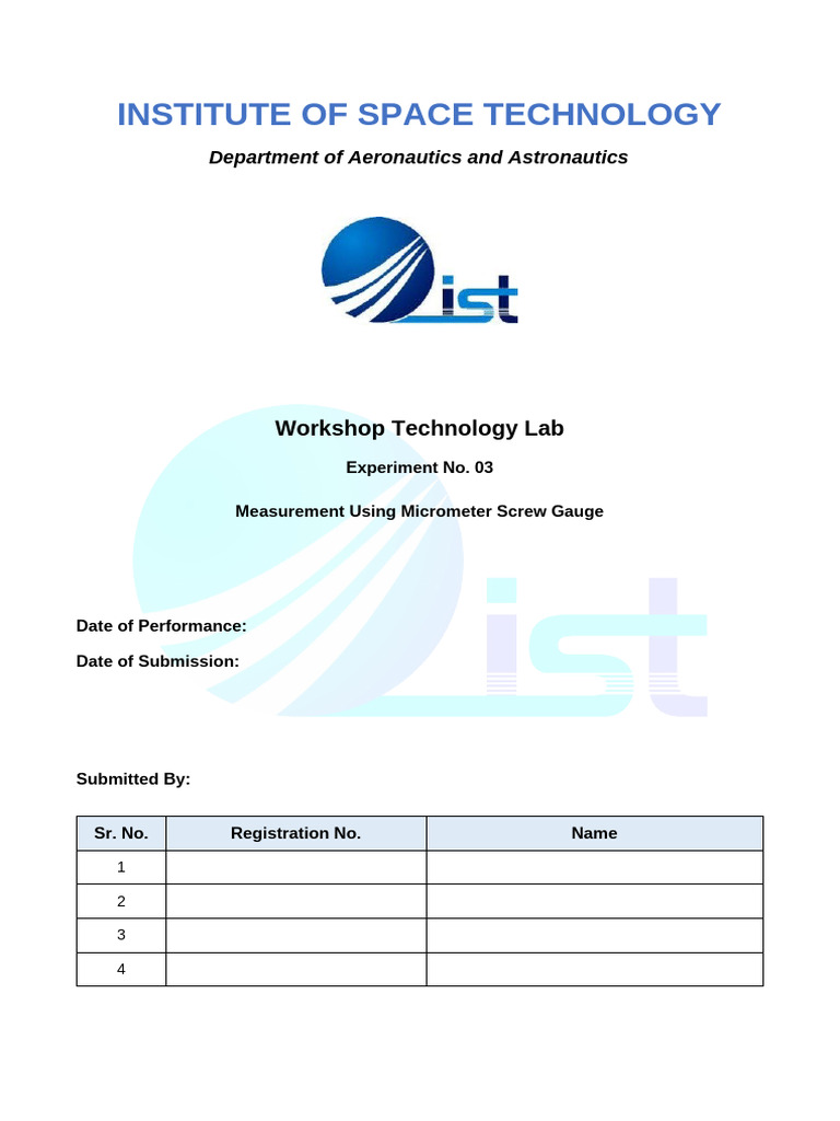 Lab 03 - Experiment - Manual & Report | PDF