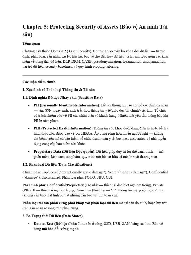 Chapter 5 Laws, Regulations, and Compliance | PDF
